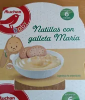 Natillas con galleta maria