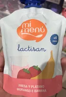 Lactisan fresa y plátano