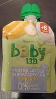 Baby bio postre lácteo desnatado con plátano