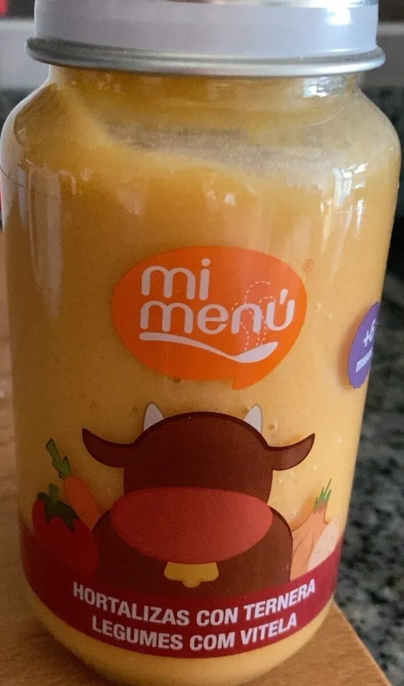 Potito hortalizas con ternera