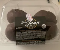 Berlina de cacao con crema