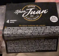 Berlina rellena de cacao