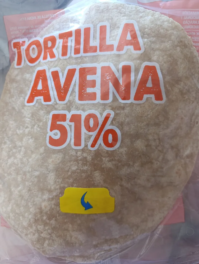 Tortilla Avena 51%