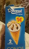 Conos sabor nata