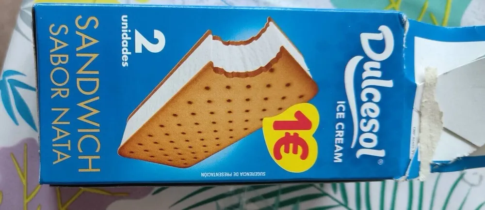 Sandwich sabor nata