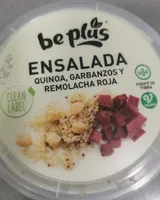 Ensalada de quinoa, grabanzos y remolacha