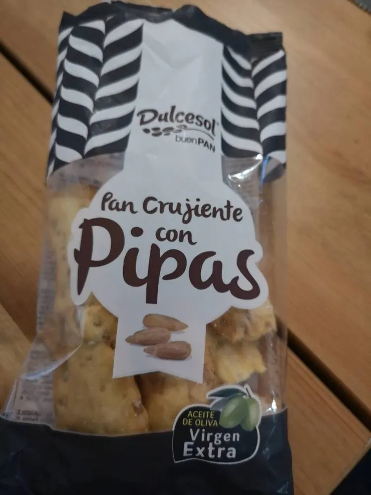 Pan crujiente con pipas