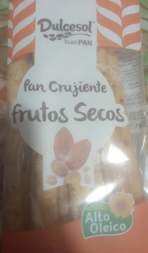 Pan crujiente Frutos secos