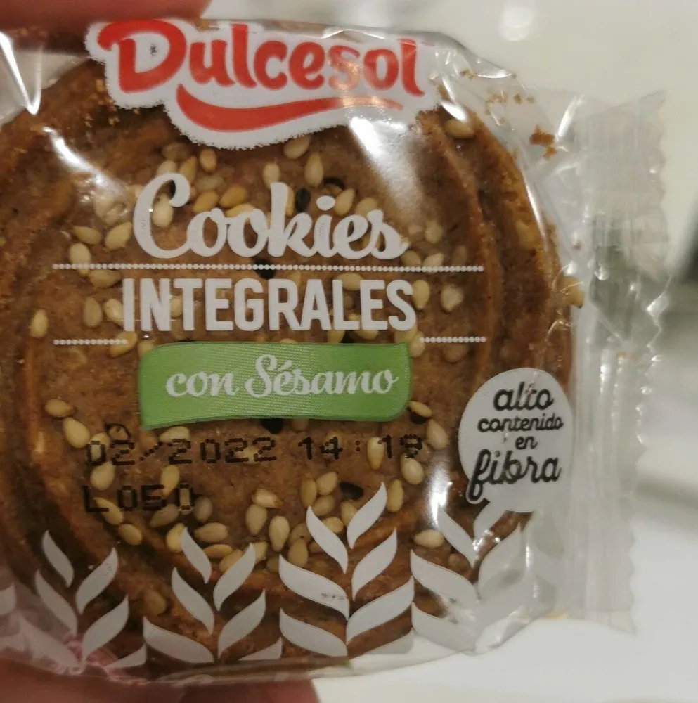 Cookies integrales con sésamo