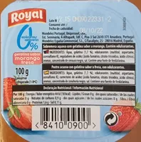 Gelatina sabor Morango