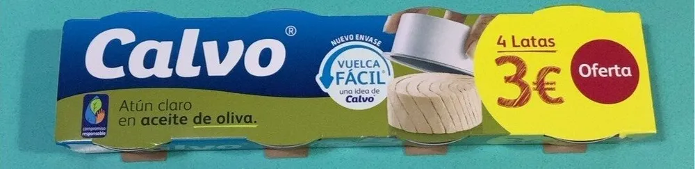 Atún claro en aceite de oliva