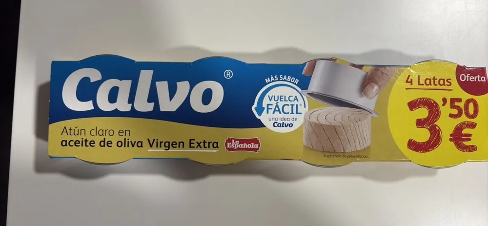 Atún claro en aceite de oliva virgen extra