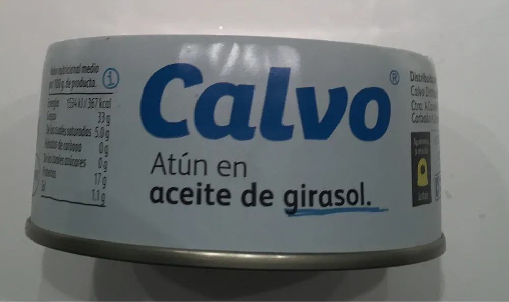 Atun En Aceite de girasol Calvo