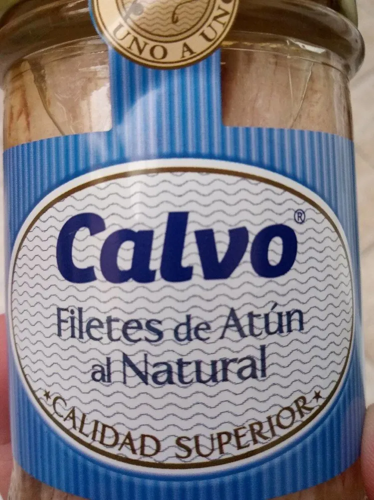 Filetes de atún al natural