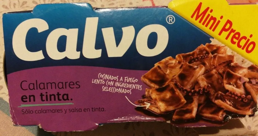Calamars a Tinta Calvo (pack 2X 80G)