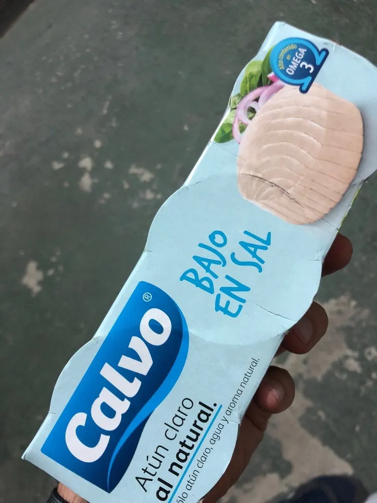 Atún claro al natural bajo en sal