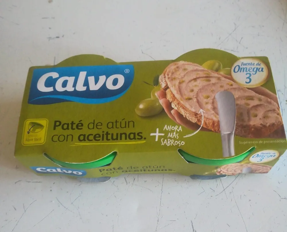 Paté de atún con aceitunas