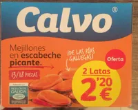 Mejillones en escabeche picante