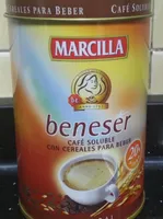 Café soluble con cereales para beber