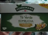 Té verde Kombucha con Jengibre y limón