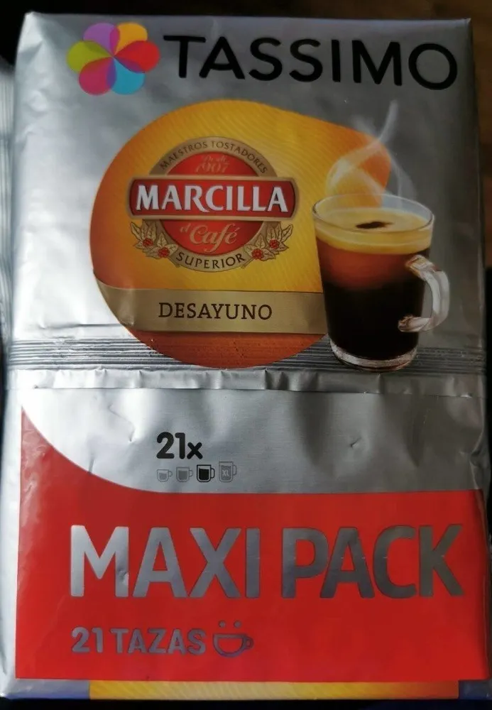 Desayuno café marcilla pack 21 tazas
