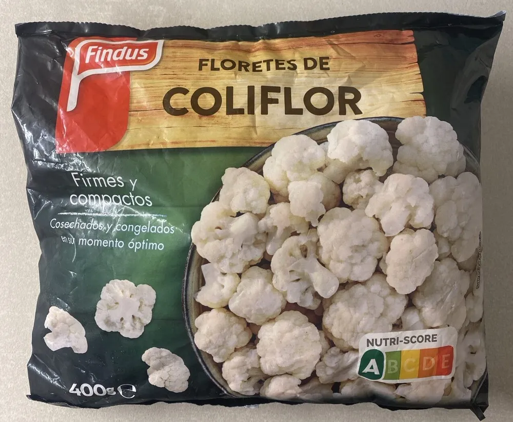 Coliflor troceada congelada