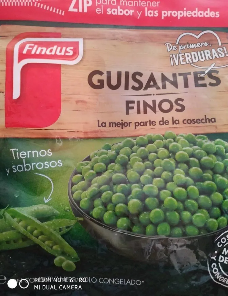 Guisantes finos