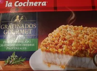 Filete de pescado gratinado con hierbas provenzales