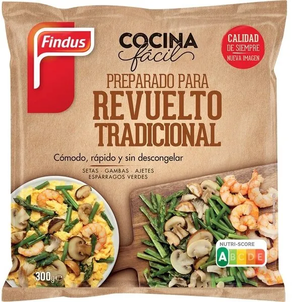Preparado para revuelto tradicional con setas