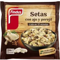 setas con ajo y perejil