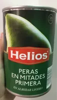 Peras en mitades primavera en almivar ligero