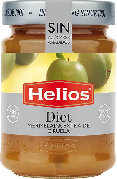 Diet mermelada de ciruela sin azúcar y sin gluten