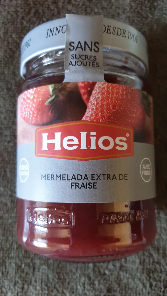 Mermelada extra de fresa sin azúcares añadidos