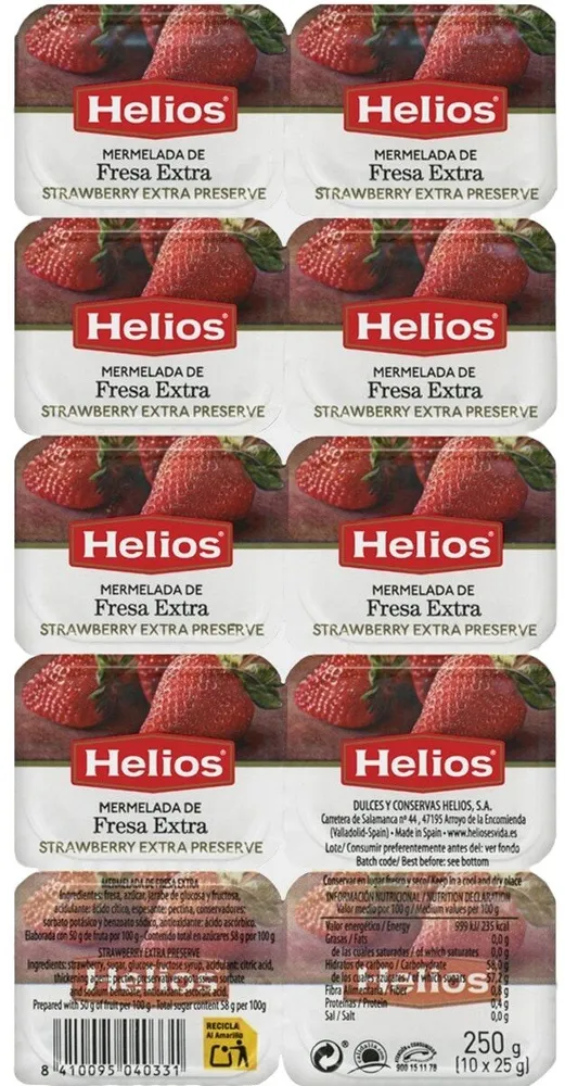 Mermelada de fresa extra