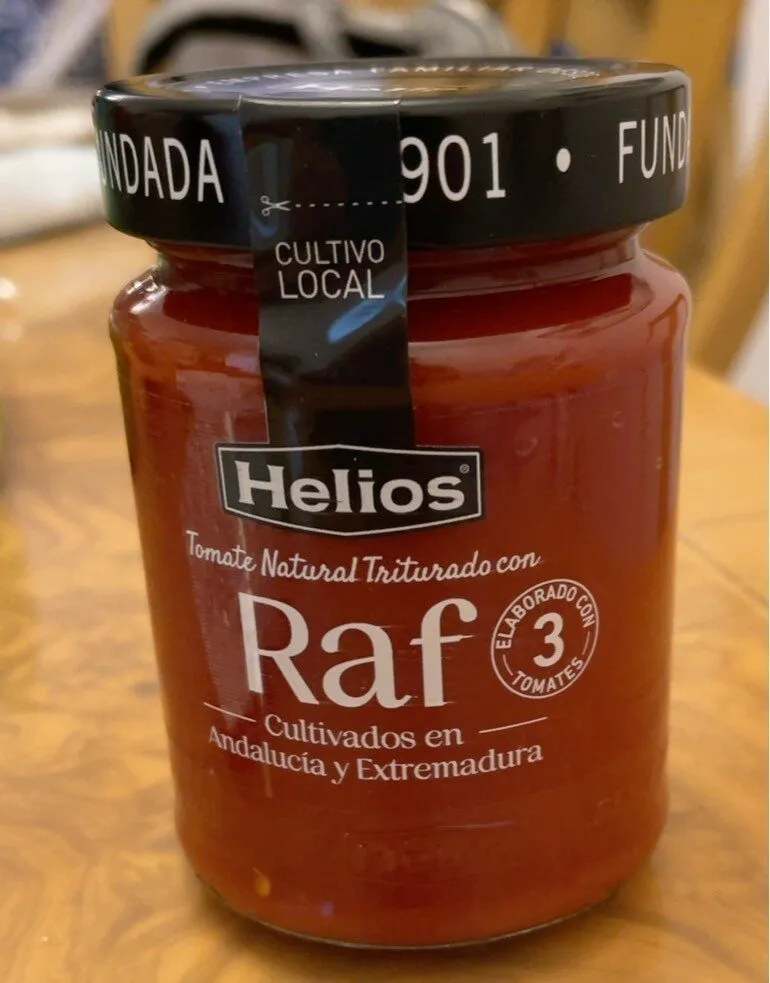 Tomate natural triturado con Raf