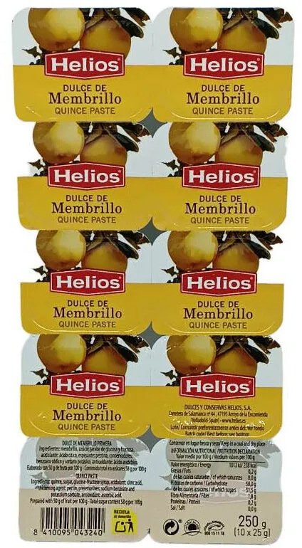 Dulce de membrillo porciones