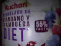Mermelada de arándano y frambuesa