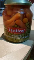Guisantes extrafinos y zanahorias