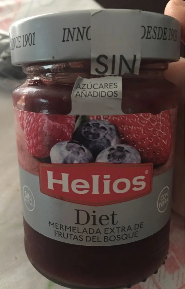 Mermelada extra de frutas del bosque diet