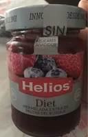 Mermelada extra de frutas del bosque diet