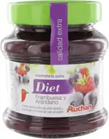 Mermelada extra diet arándano y frambuesa