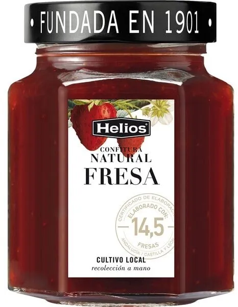 Confitura natural de fresa