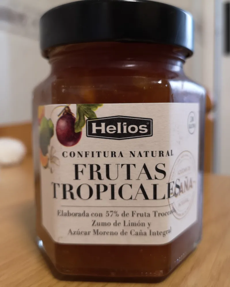 Confitura natural frutas tropicales