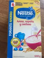 Papillas Nestlé avena,especta y centeno