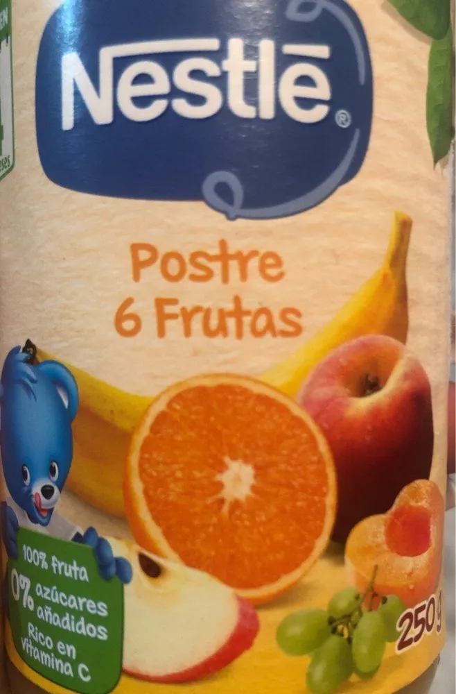 Postre 6 frutas