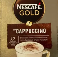 Bebida instantánea en polvo con azúcar, leche y café