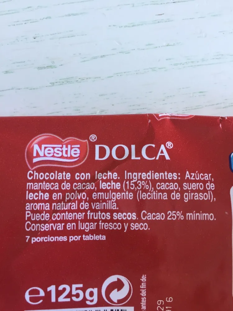 Dolca Chocolate Con Leche