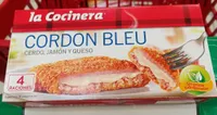 Cordon Bleu, cerdo, jamón y queso.