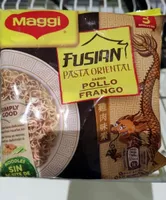 Pasta oriental sabor pollo