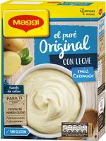 Puré de patata con leche sin gluten